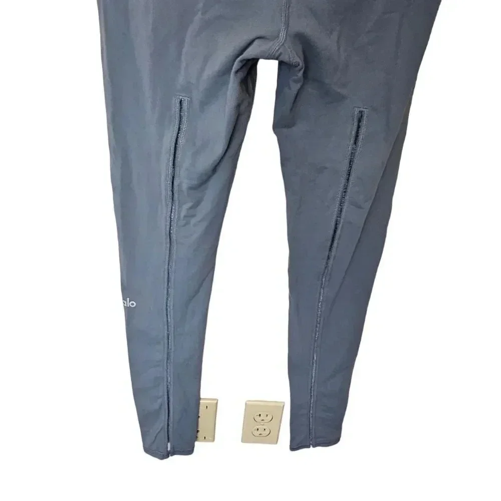 Alo Yoga‎ High-Waist Dash Grey Leggings Size X-small